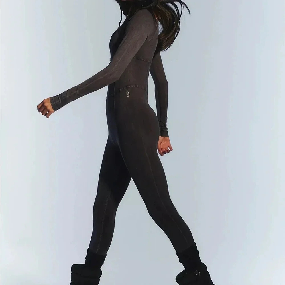 Free People Black Jumpsuit